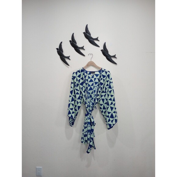 Natori Saks Fifth Avenue Kimono Robe Cover up - M - Picture 4 of 8